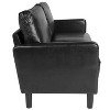 Emma and Oliver Living Room Sofa Couch with Straight Arms - 3 of 4