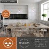 VAXCEL Madrona 1 Light Contemporary Pendant Light Clear Glass - 2 of 4