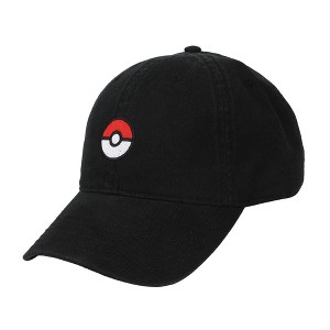 Pokemon Pokeball Black Dad Hat : Target