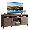 Coolmee 70.9" TV Stand, Entertainment Center with Adjustable Shelves, Farmhouse TV Stand with Cabinet Doors,for Living Room, Bedroom - 2 of 3