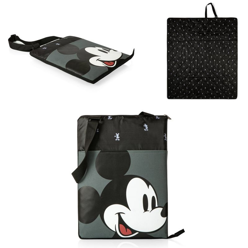 Picnic Time Disney: Mickey Mouse Vista Outdoor Picnic Blanket - Black, 1 of 6