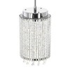 CWI Lighting Claire 2 Light Drum Shade Mini Pendant With Chrome Finish - 4 of 4