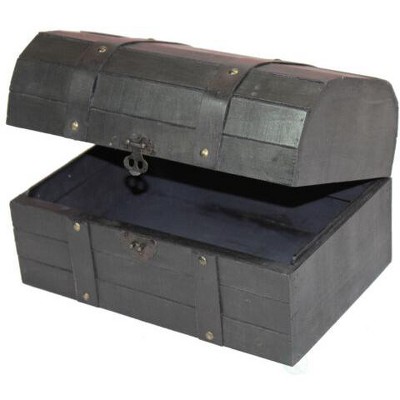 Rustic Brown Barn Wood Trunk with Antique Hardware