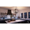 Urban Ambiance Luxury Vintage Chandelier,  30-3/4"H x 28"W,  Charcoal Finish, UHP2210 - 2 of 4