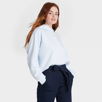 light blue hoodie womens