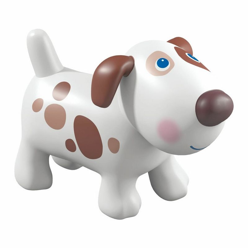 HABA Little Friends Dog Lucky - Pet Toy Figure with Doghouse & Wooden Bones, 2 of 9