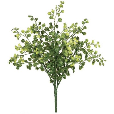 Sullivans Artificial Maiden Hair Fern Bush 13"H Green