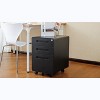 NicBex 3 Drawer Rolling File Cabinets with Lock for Home Office Letter/Legal/A4/F4 - 2 of 4