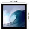 8x8 Composite Wood Picture Frames with Shatter Resistant Glass - Hang Horizontally or Vertically - 2 of 4
