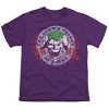Boys' Short Sleeve Batman Smile Emblem 2 T-Shirt - 2 of 4