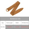 INSPIRE CHIC Women's Solid Vintage Round Buckle Obi Cinch Wide Waist Belts - 4 of 4