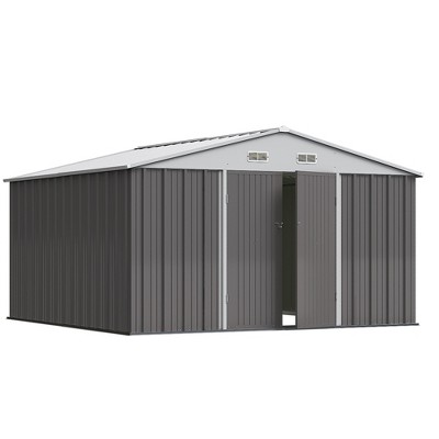 LACOO Barn Style Metal Shed