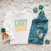 The Juniper Shop Block Checkered Lucky Dude Youth Long Sleeve Tee - 2 of 3