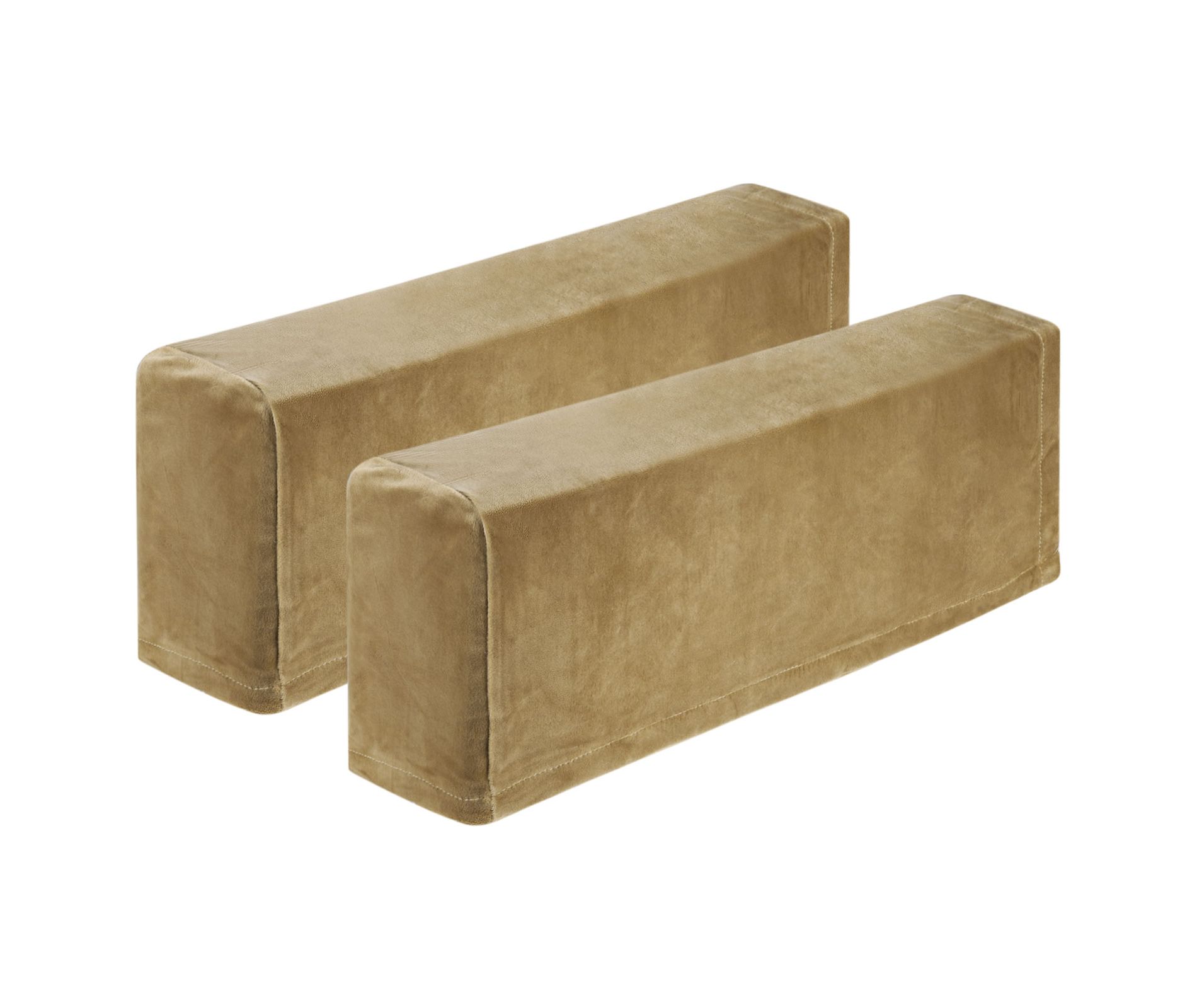 Unique Bargains Non Slip Scratch Resistant Soft Sofa Armchair Covers Taupe 2 Pcs