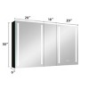 Surface Mounted Medicine Cabinet,LED Wall Hung Medicine Cabinet,Bathroom Cabinet With Mirror And Light,Medicine Cabinet With Mirror-The Pop Home - 4 of 4
