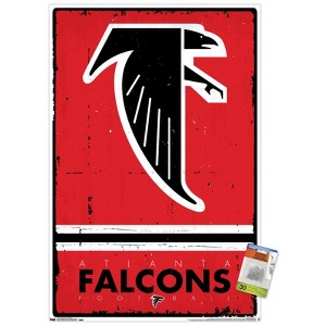Trends International NFL Atlanta Falcons - Retro Logo 15 Unframed Wall Poster Prints - 1 of 4
