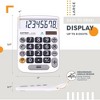 CATIGA 8-Digit Desktop Calculator, Solar Power, Large LCD, Big Buttons, 4-Function for Home, Office, School, Business, CD-8185 - 2 of 4