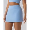 Women's Sport Skirt Breathable Mini Yoga Skirts Slim Fit Running Fitness Tennis - 2 of 4