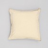 TopComfy Support Pillow Stonewashed Cotton Velvet Throw Pillow with Handstitched Edges for Elegant Decor, Brown, 19"*19"*1" - 4 of 4