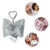 Unique Bargains Bow Heart Buckle Handbag Charms Keychains 1 Pc - 3 of 4