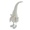 Northlight Spring Loaded Serena Christmas Gnome with Pigtails - 24.5" - White and Beige - 3 of 4