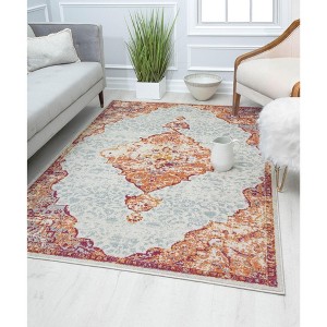 Rugs America Harper Transitional Vintage Area Rug - 1 of 4
