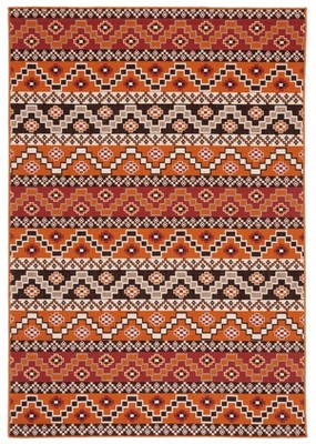 Plow & Hearth - Veranda Border Indoor / Outdoor Rug, 5'3