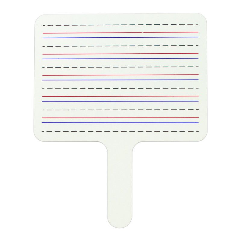 C-Line Two-Sided Dry Erase Answer Paddle, 1 of 2