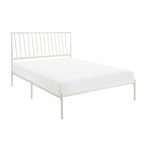 Queen Size Platform Bed with Headboard for Bedroom - 1 of 4