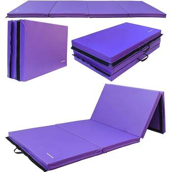 BalanceFrom All-Purpose 10'x4' Extra Thick Gymnastics Gym Folding Exercise Aerobics Mats