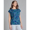 Jones New York Shirred Shoulder Top - 2 of 3