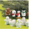 4E's Novelty Ready to Paint Ceramic Ornaments 12 pack - DIY Ceramic Figures to Paint for Kids & Adults, Design Your Own Christmas Ceramics for Display - image 2 of 4