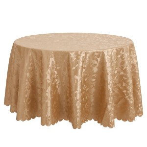 Unique Bargains Round PVC Wrinkle-Resistant Washable Suitable Restaurant Table Cover 1 Pc - 1 of 4