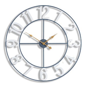 Sorbus Large Wall Clock for Living Room Decor - Numeral Wall Clock for Kitchen - 32-inch Wall Clock Decorative - 1 of 4