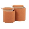 Set of 2 Tray Nesting Ottomans - LumiSource - 4 of 4