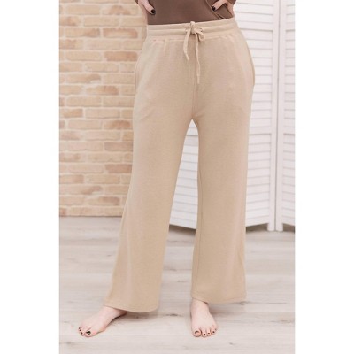 Women's Wide Legged & Cozy Sweatpants - mono b