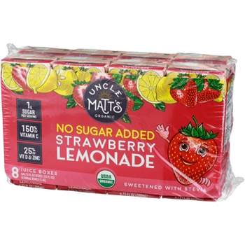 Uncle Matt’s Organic Strawberry Lemonade Juice Box - Case of 4 - 8pk/6.75 fl oz