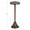 Kate and Laurel Sanzo Metal Drink Table - 2 of 4
