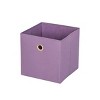 4 Pack Collapsible Fabric Cube Storage Bins (10.5" x 10.5") - 4 of 4