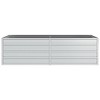 vidaXL Garden Raised Bed 63"x31.5"x17.7" Galvanized Steel Silver - 4 of 4