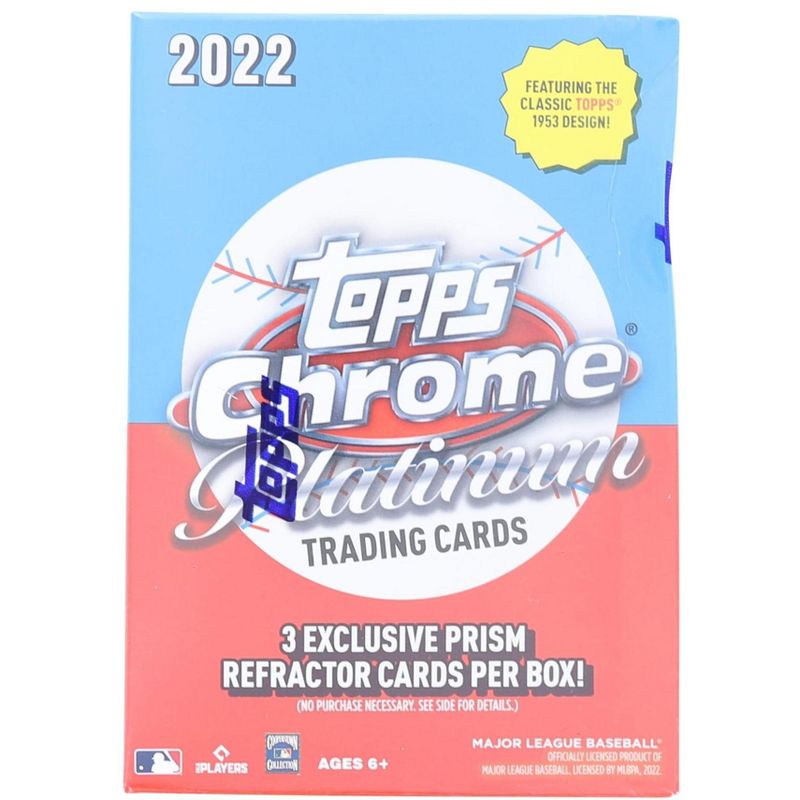Topps MLB 2022 Chrome Platinum Anniversary Baseball Value Box | 8 Packs, 2 of 4