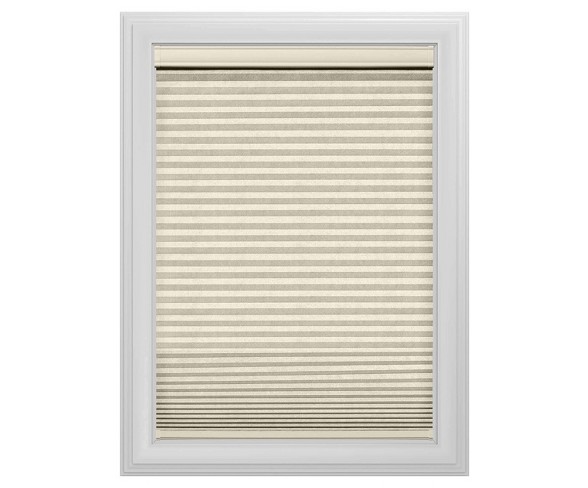 Cordless Light Filtering Cellular Shade Slotted Window Blind Alabaster 23"x64" - Bali Essentials