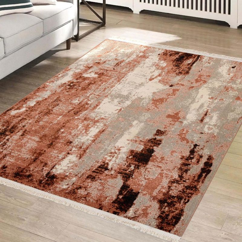 Luxe Weavers Abstract Modern Fringe Area Rug, 5 of 10