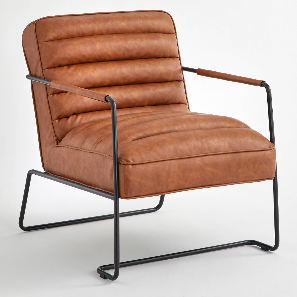 Homer Living Room Chair Camel Brown - Buylateral