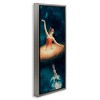 Stupell Industries Dancing Ballerina Surreal Nebula Dress, 11" x 25" - 3 of 4