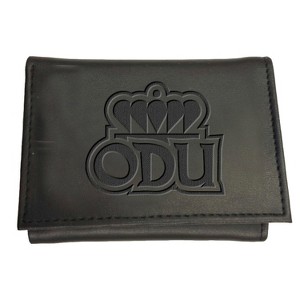 Evergreen NCAA Old Dominion Monarchs Black Leather Trifold Wallet Officially Licensed with Gift Box - 1 of 1