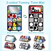 LotFancy Baby Tummy Time Mirror Toys, Crinkle Cloth Book Black and White High Contrast Infants Toys - 2 of 4