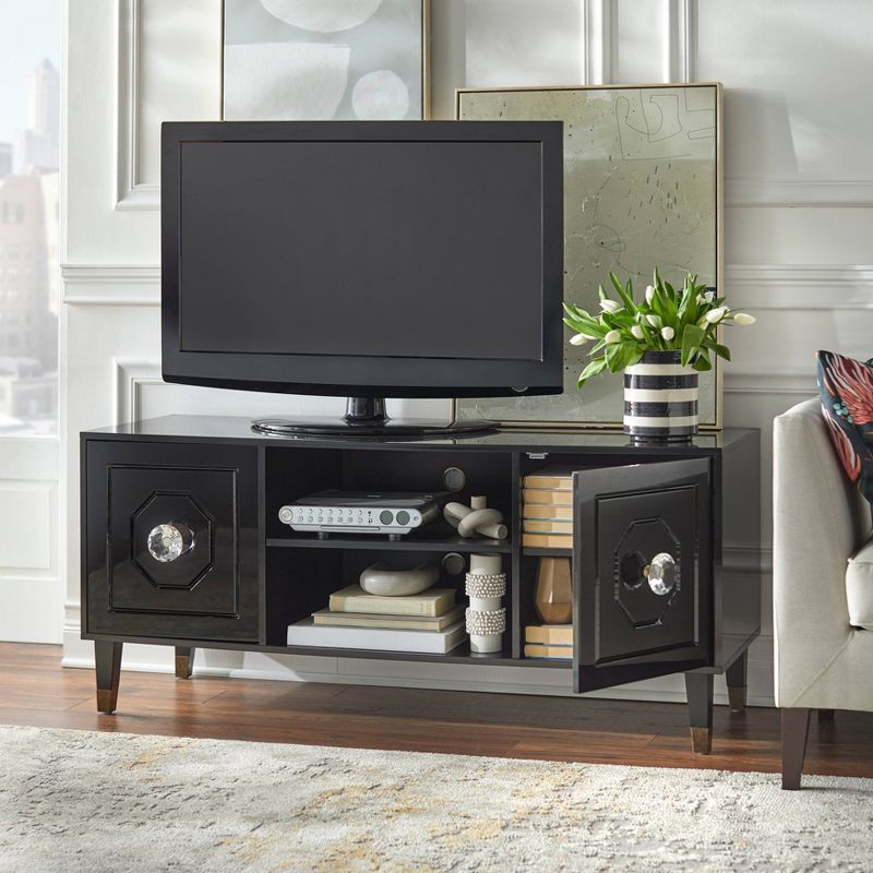 Jaslene TV Stand for TVs up to 60&#34; Black - angelo:HOME, 4 of 8