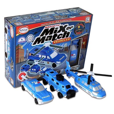 Popular Playthings Mix or Match: Police Vehicles Set