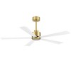 Airsurfer 52 inch 5 Blade Ceiling Fans with No Light and Remote Control - 2 of 4